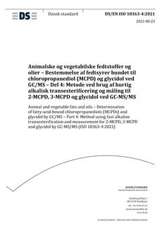 DANSK DS/EN ISO 18363-4