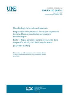 AENOR UNE-EN ISO 6887-1