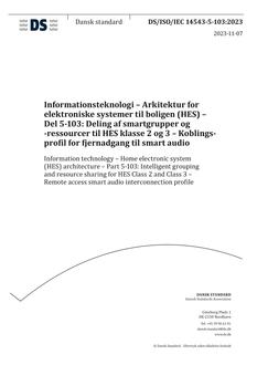 DANSK DS/ISO/IEC 14543-5-103