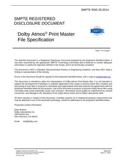SMPTE RDD 28