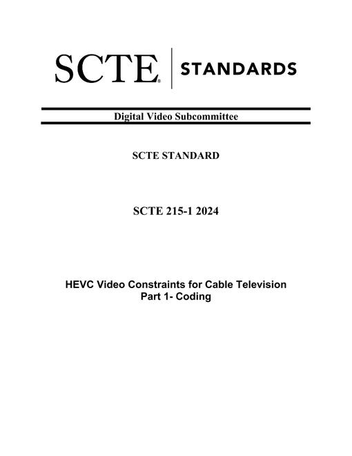 SCTE 215-1 2024