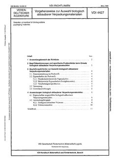 VDI VDI 4427