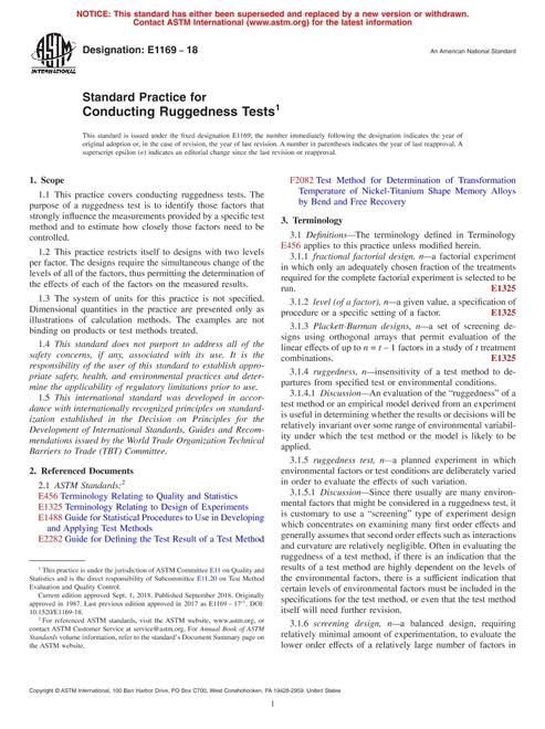 ASTM E1169-18