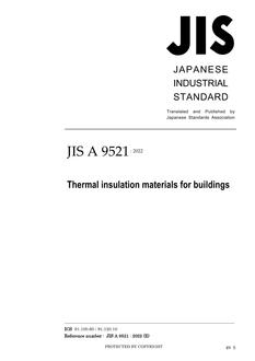 JIS A 9521:2022