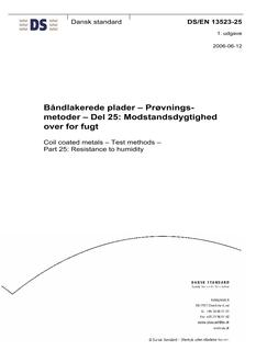 DANSK DS/EN 13523-25