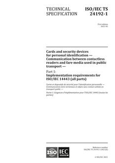 ISO/IEC TS 24192-1:2021