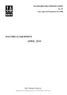 DNV DNV TAP NO. 6-800