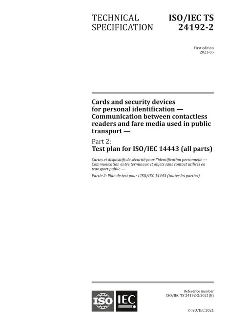 ISO/IEC TS 24192-2:2021