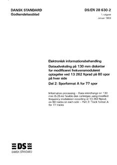 DANSK DS/ISO 8630-2