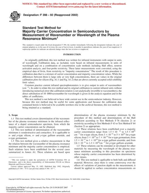 ASTM F398-92(2002)