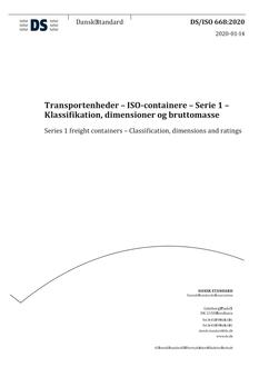 DANSK DS/ISO 668