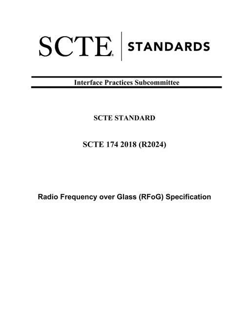 SCTE 174 2018 (R2024)