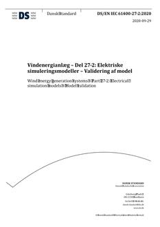 DANSK DS/EN IEC 61400-27-2