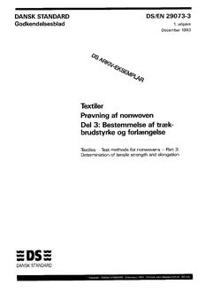 DANSK DS/EN 29073-3