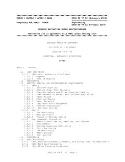 ARMY UFGS-09 97 02