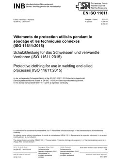 SNV SN EN ISO 11611