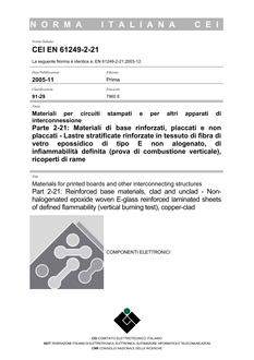 CEI EN 61249-2-21
