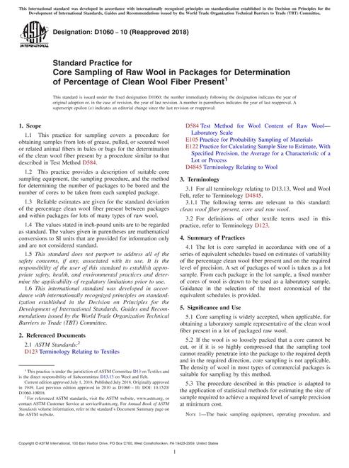 ASTM D1060-10(2018)