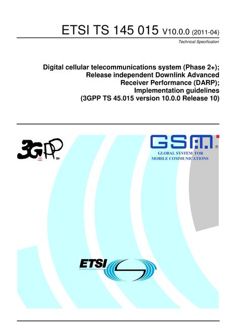 ETSI TS 145 015
