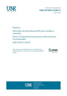 AENOR UNE-EN ISO 21305-2