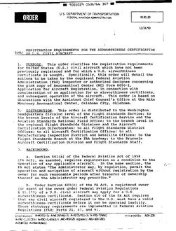 FAA FO 8130.20