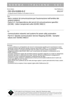 CEI EN 61850-9-2