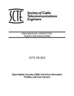 SCTE 201 2013