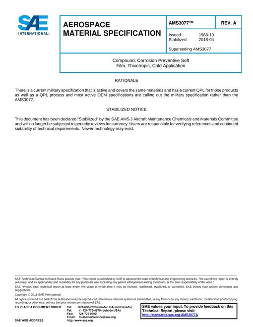 SAE AMS3077A