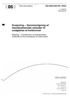 DANSK DS/CEN ISO/TR 17844