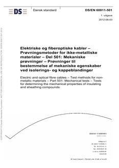 DANSK DS/EN 60811-501