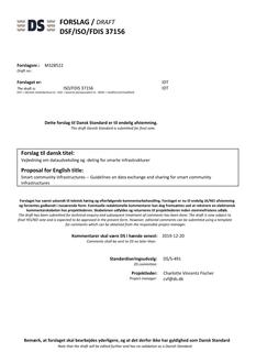 DANSK DSF/ISO/FDIS 37156