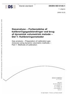 DANSK DS/EN ISO 6145-1