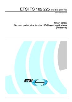 ETSI TS 102 225