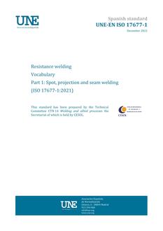 AENOR UNE-EN ISO 17677-1