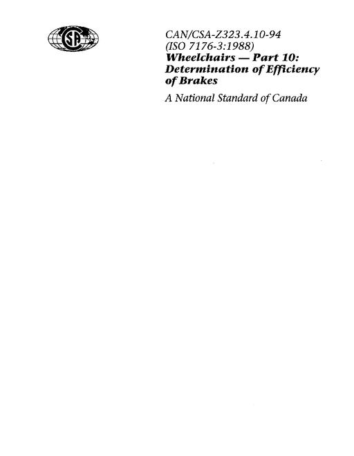 CAN/CSA Z323.4.10-94