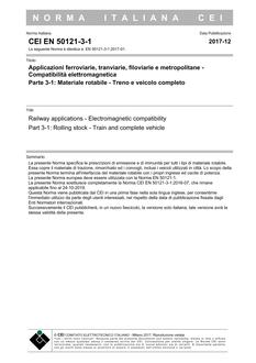 CEI EN 50121-3-1