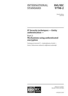 ISO/IEC 9798-2:2019