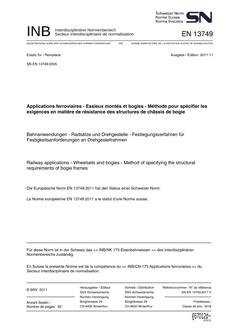 SNV SN EN 13749