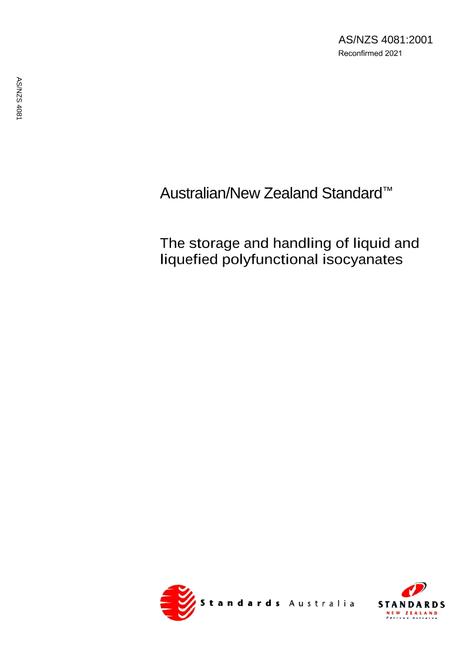 AS/NZS 4081:2001