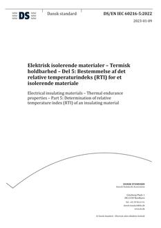 DANSK DS/EN IEC 60216-5
