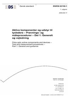 DANSK DS/EN 62150-1