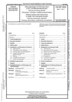 VDI VDI-MT 4645 BLATT 1