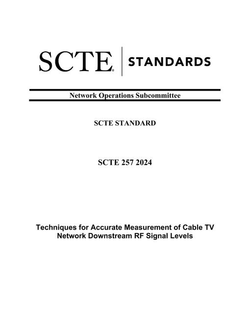 SCTE 257 2024