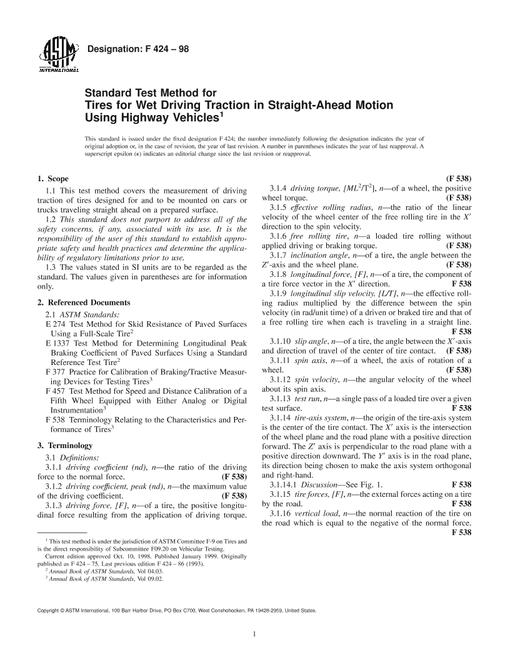 ASTM F424-98