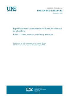 AENOR UNE-EN 845-1+A1