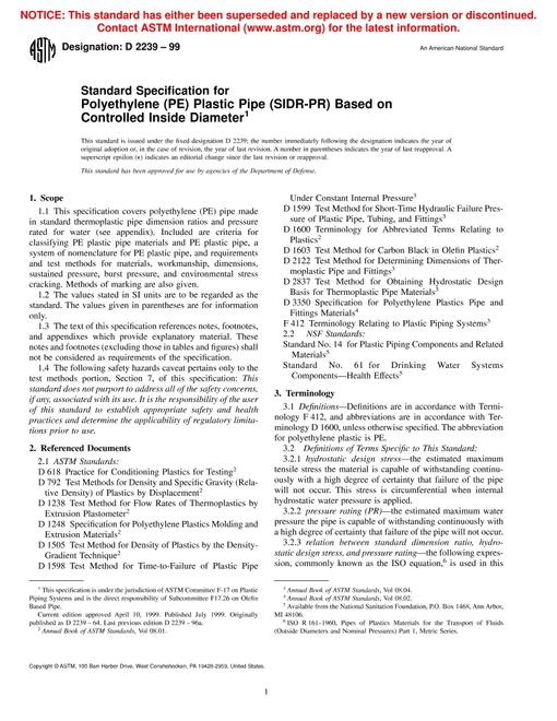 ASTM D2239-99