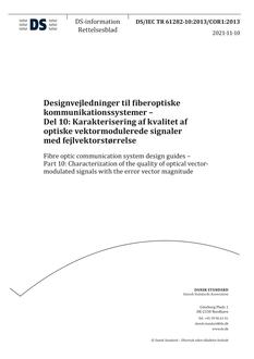 DANSK DS/IEC TR 61282-10/COR1