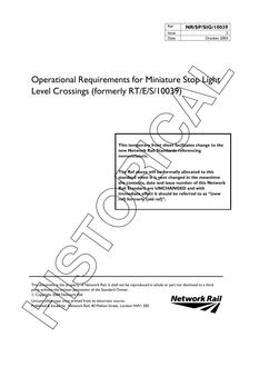 NR RT/E/S/10039 ISSUE 2