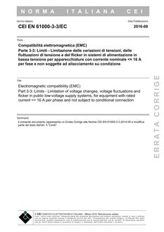 CEI EN 61000-3-3