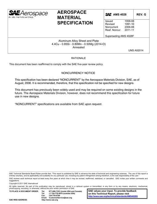 SAE AMS4028G